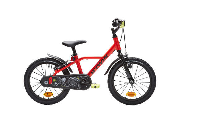 bicicletta btwin rossa